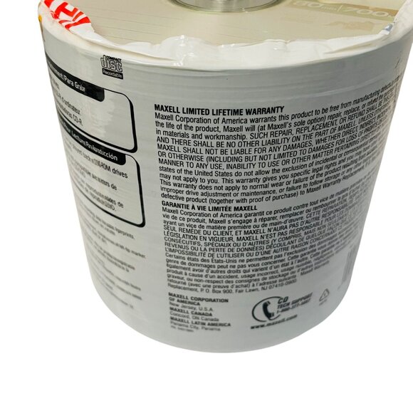 Maxell CD-R 48x 700MB 80-Min 100-Disc Spindle For Computer Use - Picture 4 of 7